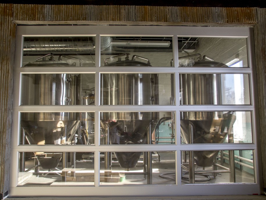 Viewing of the brewing area